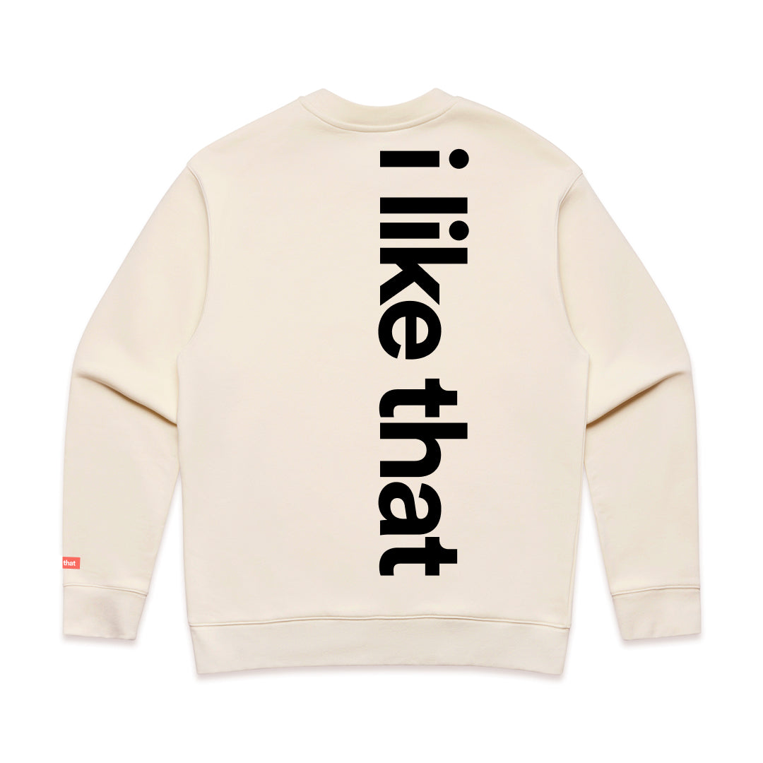 i like that Relax Crew Ecru | Premium Startup Streetwear