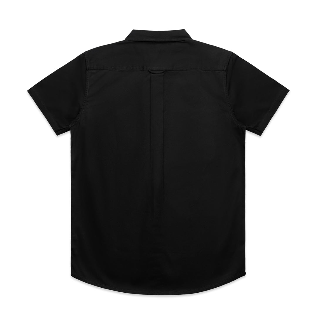 i Like That Short Sleeve Button-Up in Black