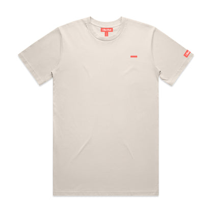 i like that Signature Logo Tee in Bone