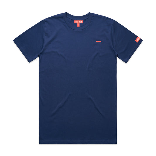 i like that Signature Logo Tee in Cobalt