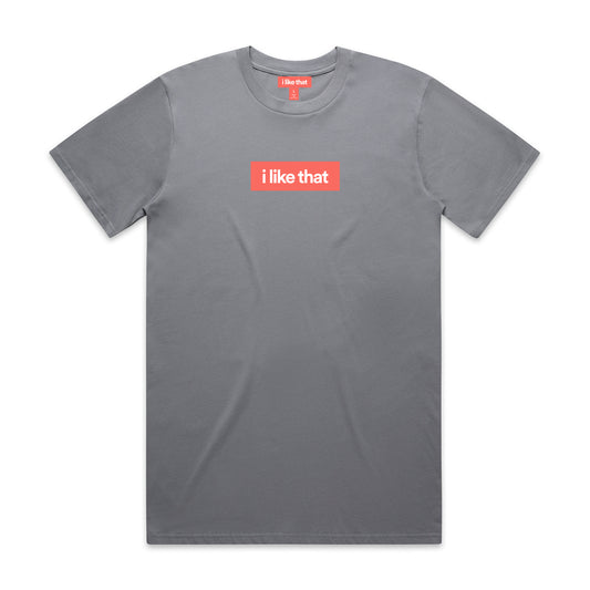 i like that Signature Logo Tee in Gravel
