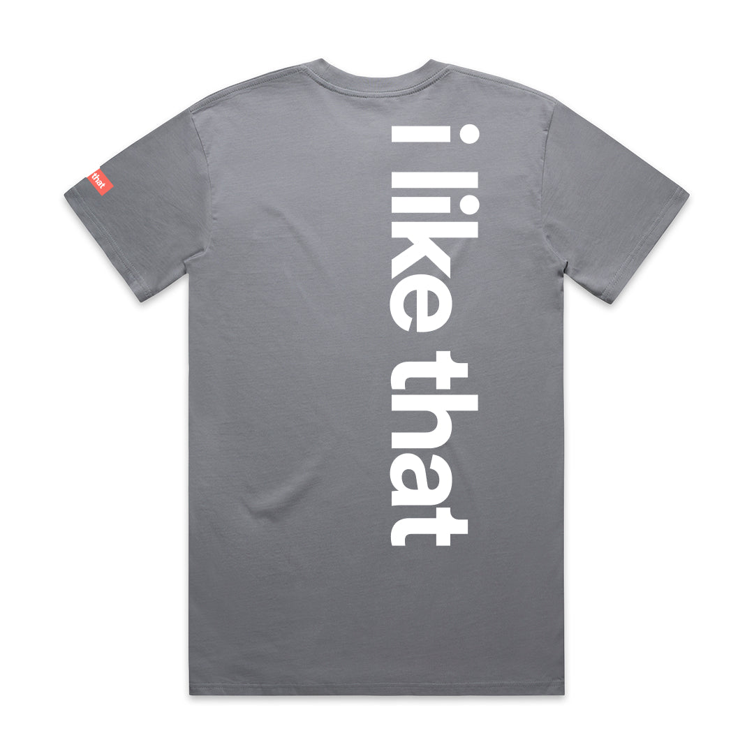 i like that Signature Logo Tee in Gravel