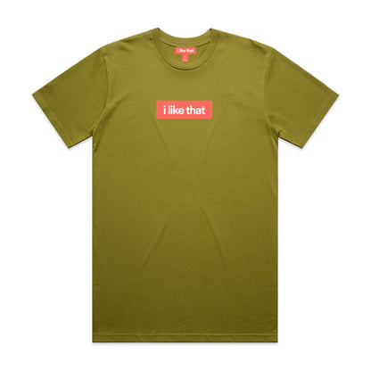 i like that Signature Logo Tee in Moss