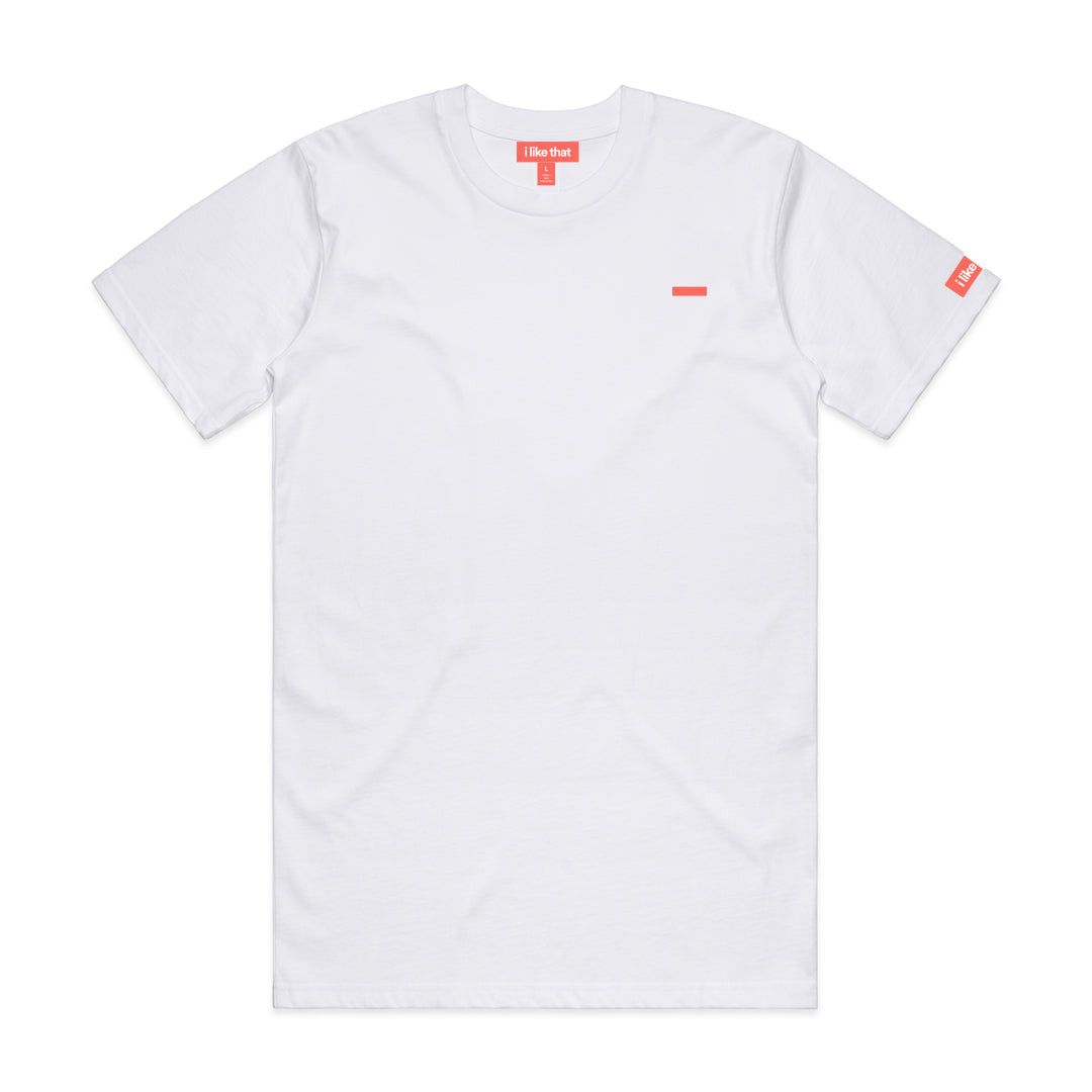 i like that Signature Logo Tee in White
