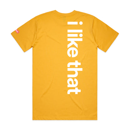i like that Signature Logo Tee in Yellow