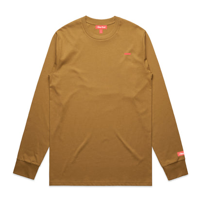 i like that Signature Logo Long Sleeve in Camel