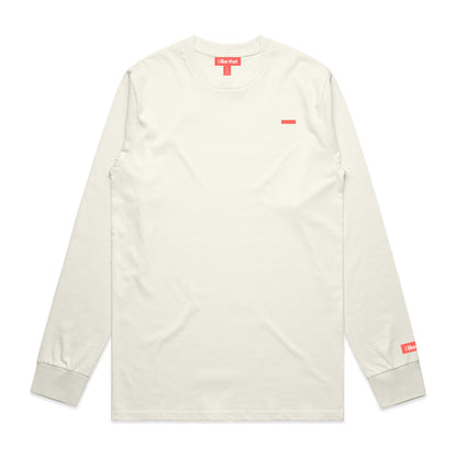 i like that Signature Logo Long Sleeve in Ecru