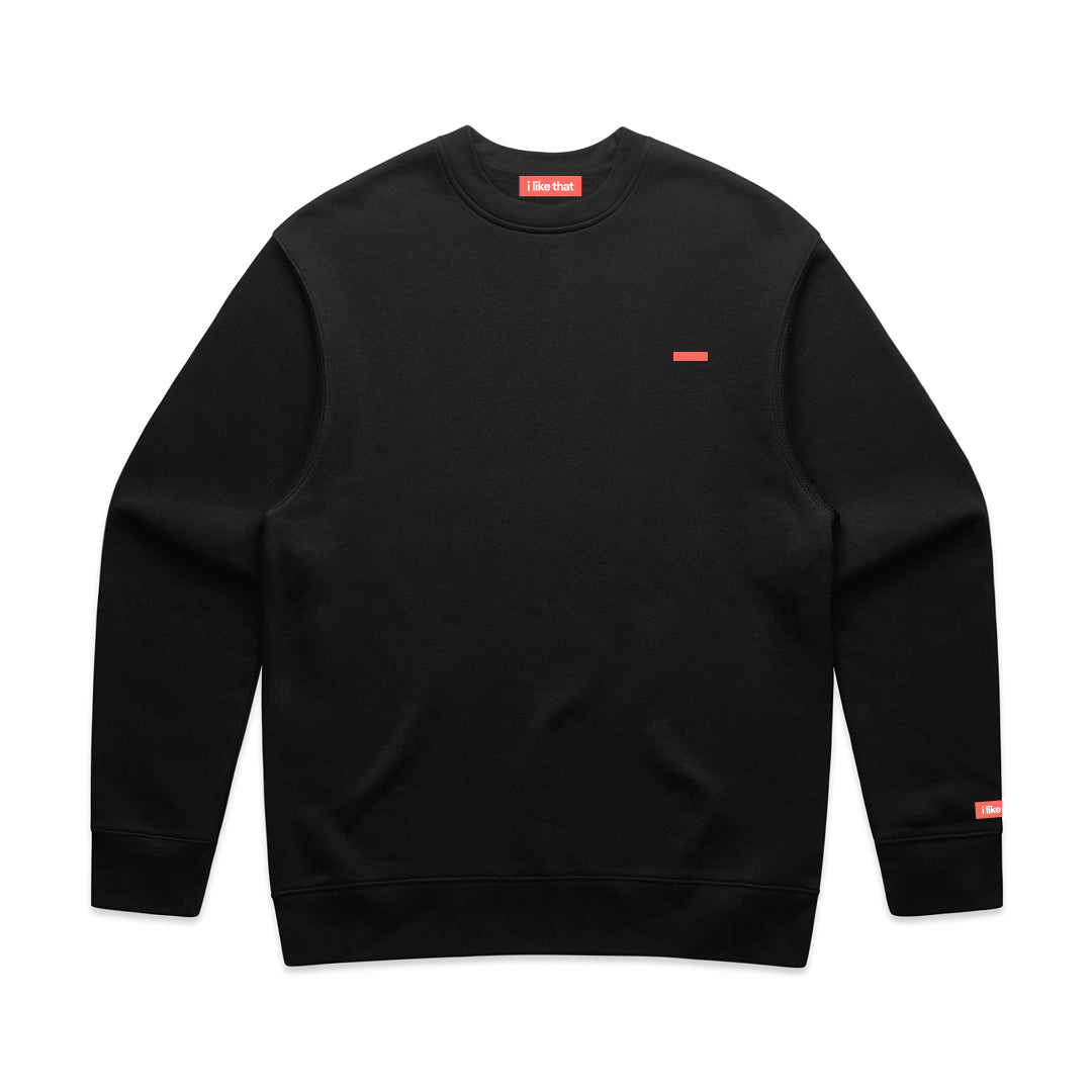 i like that Relax Crew Black | Premium Startup Streetwear
