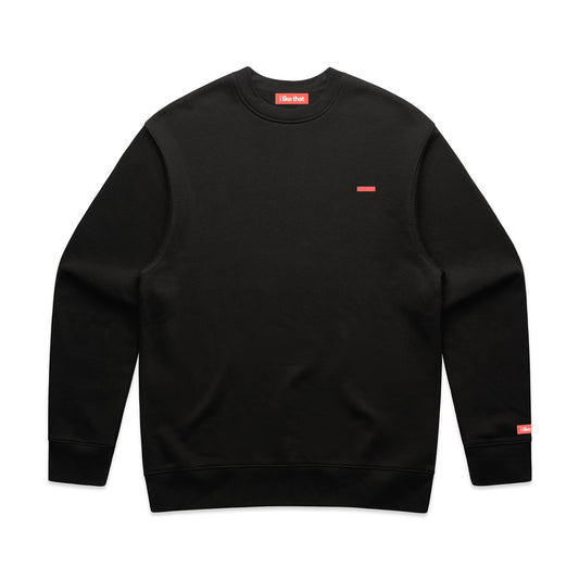 i like that Relax Crew Black | Premium Startup Streetwear