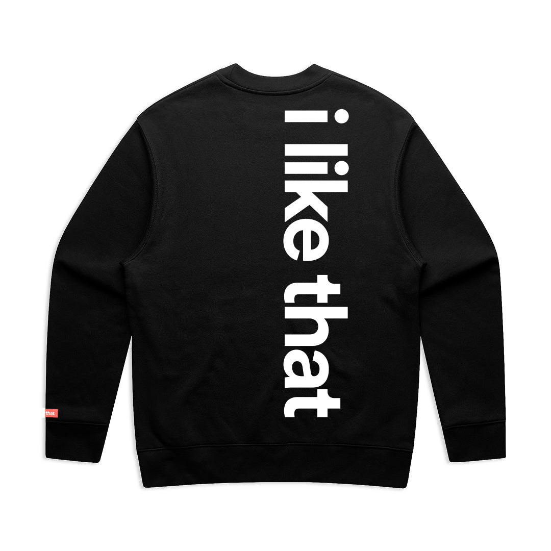 i like that Relax Crew Black | Premium Startup Streetwear