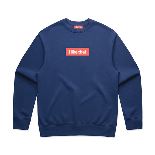 i Like That Relax Crew Cobalt | Premium Startup Streetwear