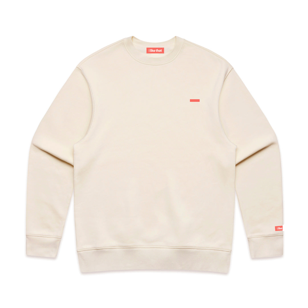 i like that Relax Crew Ecru | Premium Startup Streetwear