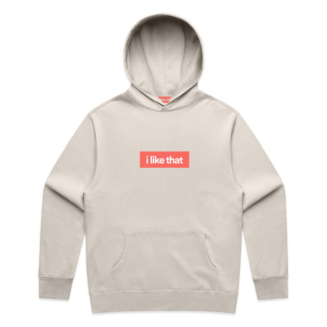 i Like That Supply Hoodie Bone | Signature Logo Streetwear