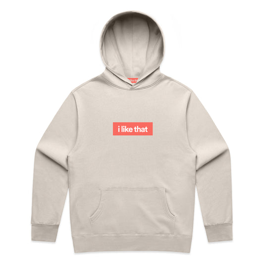 i Like That Supply Hoodie Bone | Signature Logo Streetwear