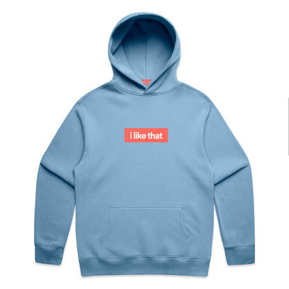 i Like That Supply Hoodie Blue | Signature Logo Streetwear