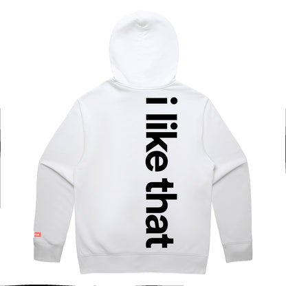 i like that Supply Hoodie White | Signature Logo Streetwear