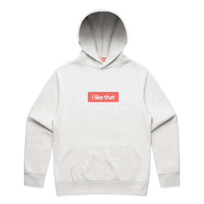 i Like That Supply Hoodie White | Signature Logo Streetwear
