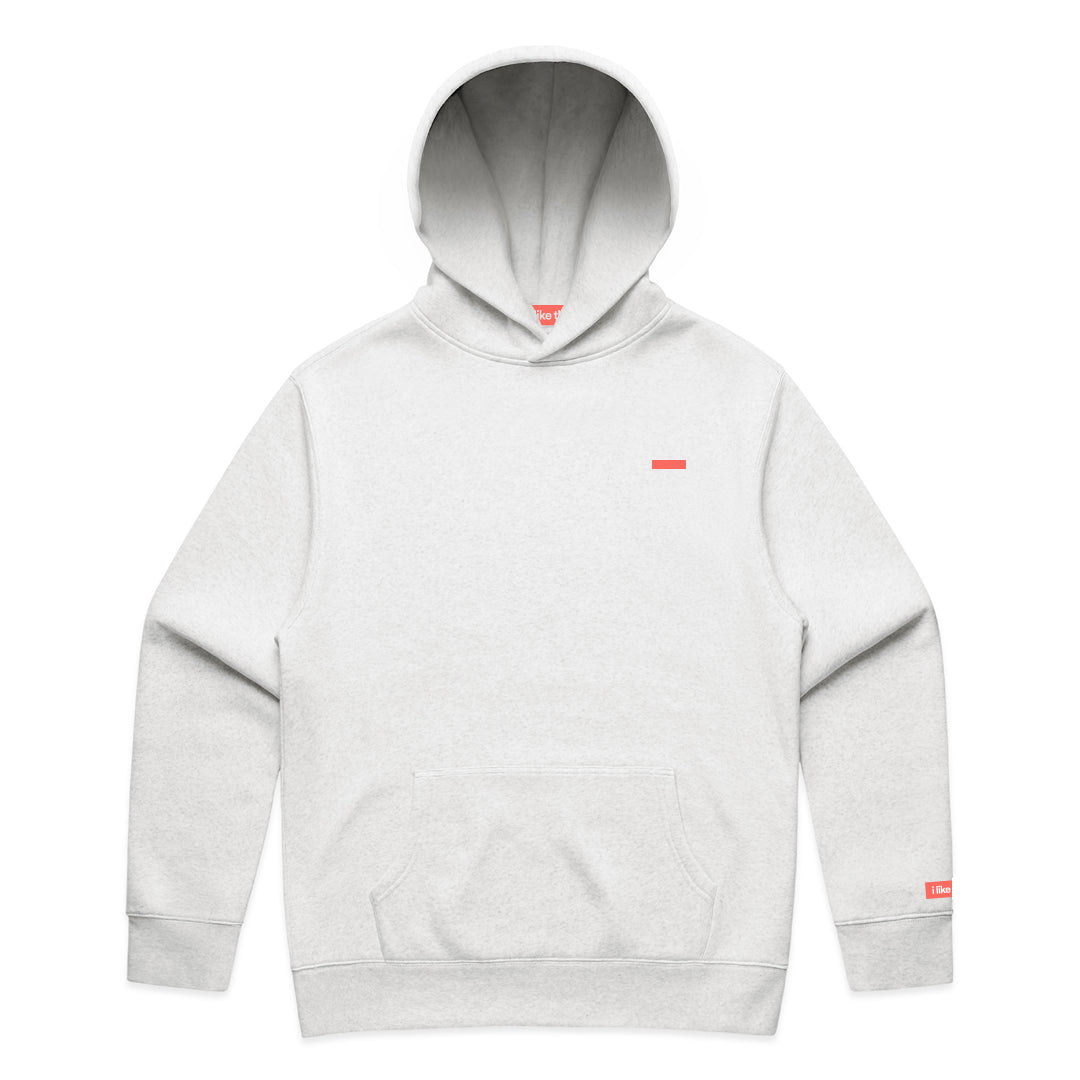 i like that Supply Hoodie White | Signature Logo Streetwear