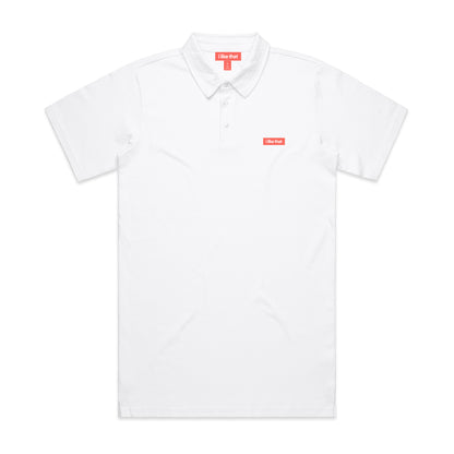 i like that Short Sleeve Polo in White