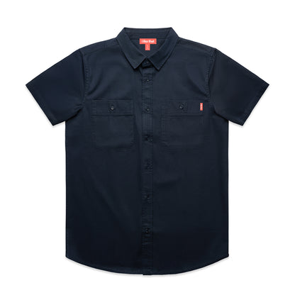 i like that Short Sleeve Button-Up in Navy